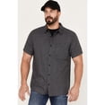 thumbnail image 2 of Brothers And Sons Men's Casual Short Sleeve Button-Down Western Shirt Black Small, 2 of 4