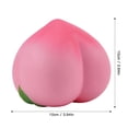 thumbnail image 5 of Realistic Simulation Fruit Stress Ball, Soft Dough Anxiety Relief Toy for Adults, Cute Funny Desktop Ornament for Home Office Daily Decor (Peach), 5 of 9