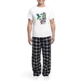 thumbnail image 5 of CafePress - Rainbow Hummingbird On Trumpet Vine Men's Light Pa - Men's Light Loose Fit Cotton Pajama Set, 5 of 7