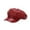 82# Red, variant on Women Fiddler Cap Newsboy Hat PU Leather Visor Beret Cap Paperboy Gatsby Hat 82# Black Free