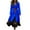 Blue, variant on Wool Coats for Women Fall Winter Dress Double Breasted Jackets Long Trench Coat