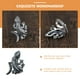 thumbnail image 5 of Anillo retro de lagarto de cola larga con diseño de animal, joyería, accesorio de disfraz para mujeres y hombres., 5 of 5