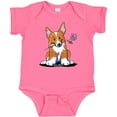thumbnail image 3 of Inktastic Flower Corgi Boys or Girls Baby Bodysuit, 3 of 5