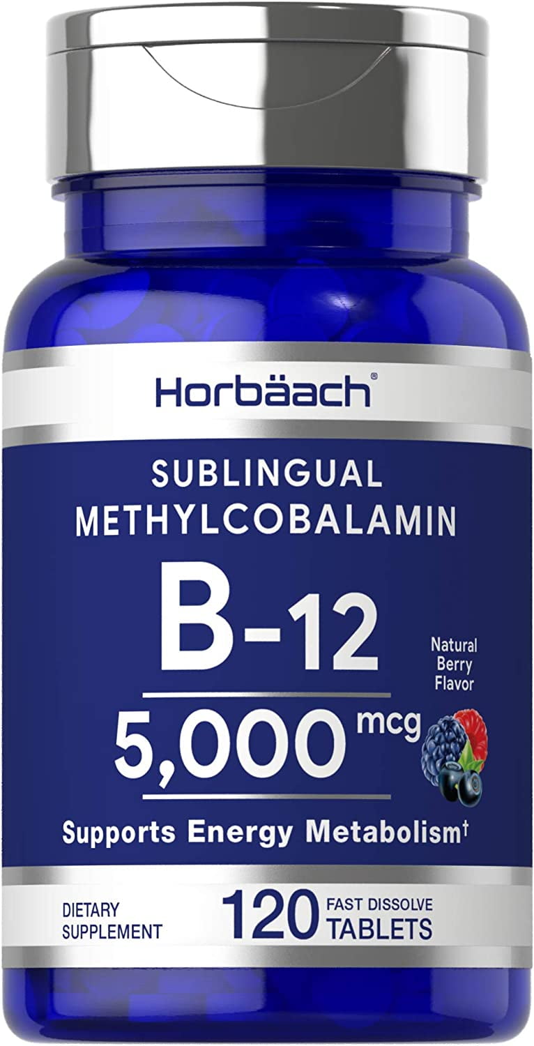 Methylcobalamin B12 Sublingual | 5000mcg | 120 Fast Dissolve Tablets ...