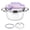 Purple, variant on Koch Systeme CS 5.5L Stainless Steel Pressure Cooker Set, Uncoated Finish, Double Ears and Glass Lid, Induction Ready