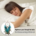 thumbnail image 5 of El cazador de sueños utiliza el árbol de la vida de plumas hechas a mano, el cazador de sueños azul nativo de los Estados unidos, para la decoración artesanal de la decoración de arte de la pared. esquí esquí Gafas de esquí, 5 of 5