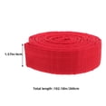 thumbnail image 2 of GARVALON Red Cotton Taekwondo Belt with Adjustable Length and Comfortable Support for Training, 2 of 7