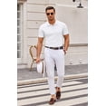 thumbnail image 5 of COOFANDY Mens Knit Polo Shirts Casual Short Sleeve Classic Polo Top Shirts Button Down Business Shirts, 5 of 10