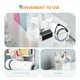 thumbnail image 3 of GOOHOCHY Soporte de bolsa de condimento de refrigerador 4pcs Organizador de puerta lateral de la nevera pequeña del refrigerador, 3 of 8