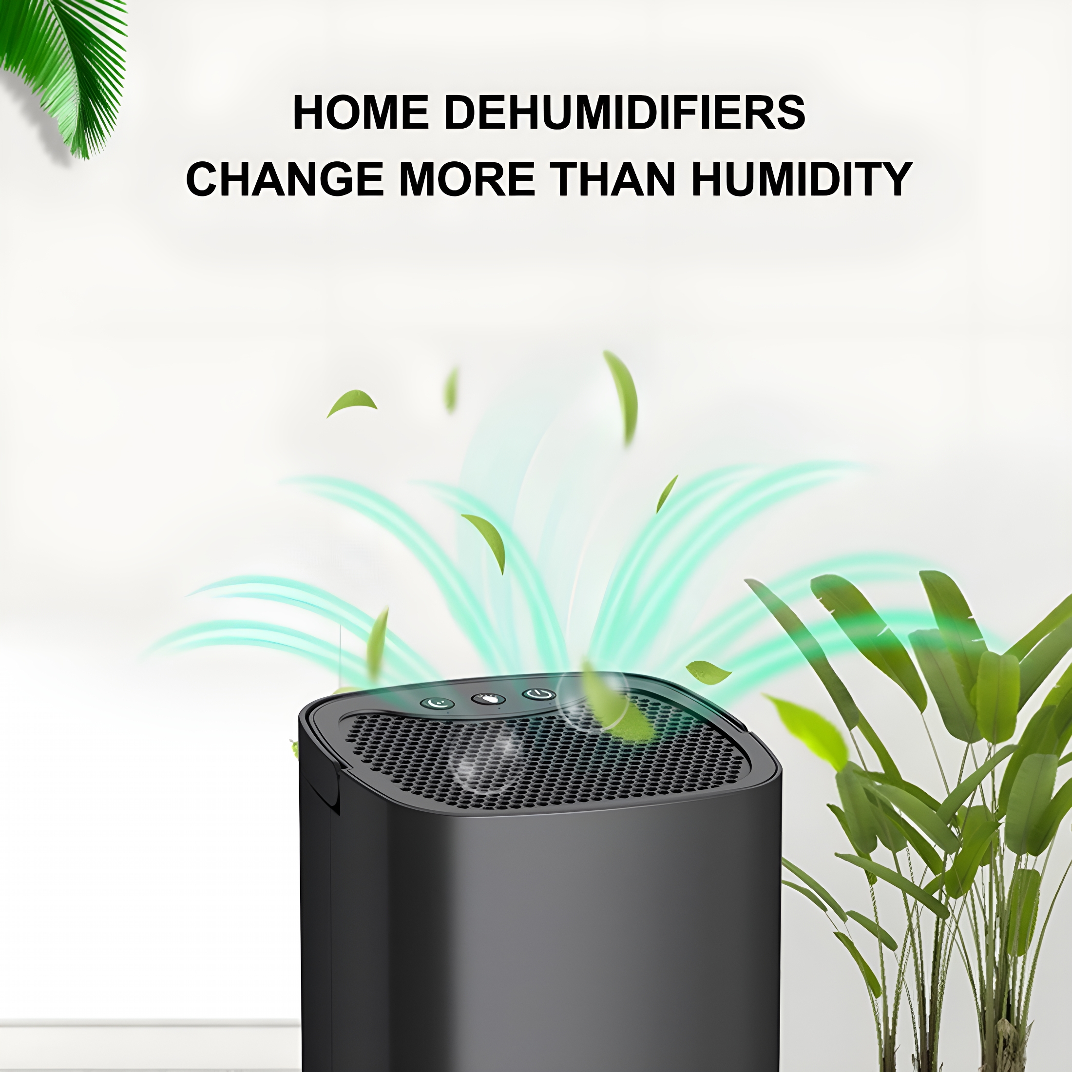 HIBIBUD 2026 New Room Dehumidifier,Bedroom Basements,50Pt Capacity Led Control,Plastic Design,Home Use,Moisture Reduction for Bedroom, Basement, Living Room, Office, Home
