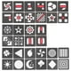 thumbnail image 1 of FELTECHELECTR 1 juego de tarjetas didácticas en blanco y negro para bebés, juguetes de aprendizaje visual para bebés, tarjetas de aprendizaje, 1 of 6