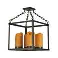 thumbnail image 4 of Meyda Tiffany 107866 Kitzi Box 4 Light 23" Wide Pillar Candle Style Chandelier -, 4 of 7