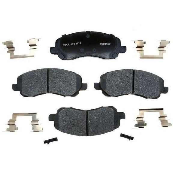 Front Brake Pad Set - Compatible with 2003 - 2004, 2007 - 2020 Mitsubishi Outlander 2008 2009 2010 2011 2012 2013 2014 2015 2016 2017 2018 2019