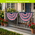 thumbnail image 2 of Briarwood Lane Red White and Blue Bunting 36" X 18" Bunting, 2 of 9
