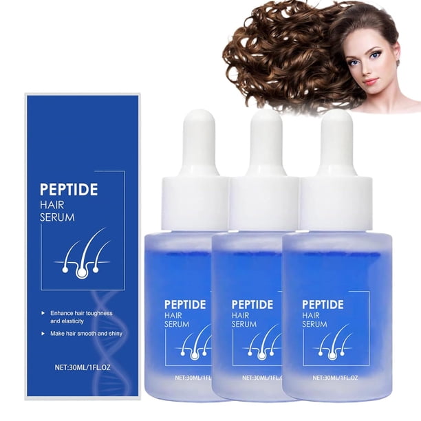 Fiudx Suero de Péptidos de Cobre, Nutrición Ligera para El Cuero Cabelludo, Fortalecimiento Del Folículo Piloso, Cabello con Más Volumen, Rutina Diaria de Cuidado Capilar, Apto para Todo Tipo de Cabe