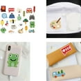 thumbnail image 2 of 22 Pcs Frogs Embroidered Patches Tanghulu Sewing Patches House Iron On Patches Applique Patches Sew On Patches for Hat, 2 of 9