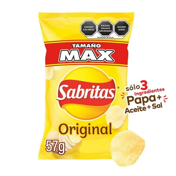 Papas fritas Sabritas sal 57 g