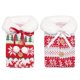 thumbnail image 1 of Juego de botellas de vino tinto con copos de nieve y alces tejidos, 2 uds., productos decorativos para el hogar navideños, 1 of 5