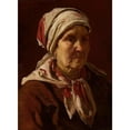 thumbnail image 2 of Wojciech Gerson 14x18 Black Ornate Wood Framed Double Matted Museum Art Print Titled - Portrait of Helena Jaworska Nee Rapacka (1883), 2 of 5