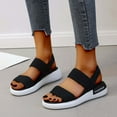 thumbnail image 2 of Amzcrzy Zapatos de mujer,Zapatos de mujer,Zapatillas de mujer, Sandalias y pantuflas casuales de mujer de nuevo estilo con suela plana para exteriores Sandalias Mujer Zapatillas De Casa, 2 of 6