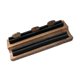thumbnail image 2 of Soporte de almacenamiento para púas de guitarra, gran capacidad, portátil, para regalo Madera larga y clara, 2 of 7