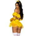 thumbnail image 2 of Leg Avenue Women's 4 Piece Belle Costume Dress Set, 2 of 4