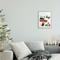 thumbnail image 2 of Stupell Industries Vintage Red Car Christmas Festive Santa Dog Holiday Painting Gray Framed Art Print Wall Art, 11 x 14, 2 of 7