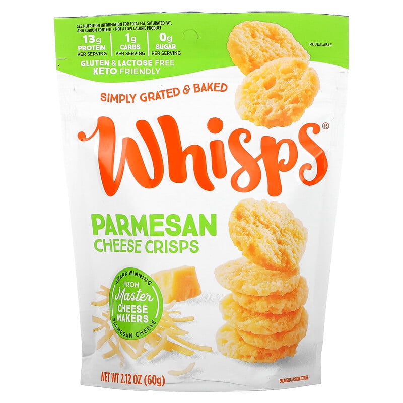 Whisps, Parmesan Cheese Crisps, 2.12 oz