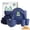 Dark Blue, variant on Homienly 40-Piece Wheat Straw Dinnerware Set, Service for 8, Unbreakable Plates, Bowls & Cups, Multicolor, Dishwasher & Microwave Safe, BPA-Free