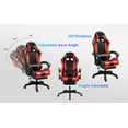 thumbnail image 5 of Happydeer Gaming Chair with Bluetooth-compatible Speakers & LED Lights, Faux Leather, 397lbs Capacity Ergonomic Office Chair with Footrest and Height Adjustable, 5 of 8