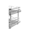 thumbnail image 3 of Knape & Vogt Real Solutions 14 In. Double Tier Slide Out Multi-Use Basket Cabinet Organizer, 3 of 3
