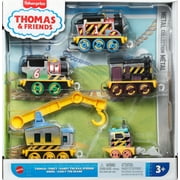 Thomas & Friends Construction Crew 5-Piece Diecast Metal Toy Train & Vehicle Set