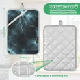thumbnail image 6 of Yayeee Pot Holders Kitchen Heat Resistant with Pocket 7"x9.8" Cotton Oven Cooking Hot Pads, Lightning Pattern, 6 of 7