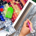 thumbnail image 2 of YALKIN Full Round Large Diamond Painting Kits for Unisex Adults Beginners with Full Accessories,40X70cm???Easy Read Symbols, 2 of 7