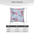 thumbnail image 4 of YFYANG Square Velvet Decorative Throw Pillow, 16"x16" Vintage Floral Textures Pattern Sofa Bed Cushion Pillows, 4 of 7