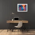 thumbnail image 3 of Unknown 24x19 White Modern Wood Framed Museum Art Print Titled - Behinds, 3 of 4