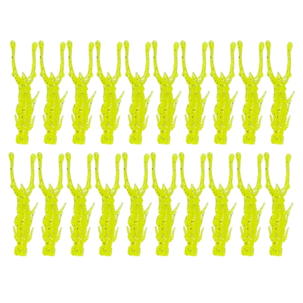 Yuarrent Cebos de pesca Señuelos de simulación Cebo de agua de mar Swimbait Stream Soft Professional Crankbait Accesorios Fisherman Red Pescar Amarillo Yuarrent OD020937-09