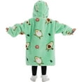 thumbnail image 2 of Wehilion 2-6YR Oversized Sweatshirt Blanket Hoodie for Kids Toddlers Cozy Hooded Blanket Sweatshirt with Pocket for Little Girl Boy, 2 of 5