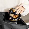 thumbnail image 6 of Cat Pad Bag Storage Organizer Pouch for Menstrual Hygiene Products with Velvet Fabric, Sponge, and Oxford Cloth, 4.7x6.6x6.6 in, Period Pouch, Mini Pouch, 6 of 6