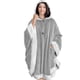 thumbnail image 1 of Capa con capucha blanca, informal, de terciopelo dorado, con doble bolsillo, suave capa de felpa, ropa de algodón para mujer, 1 of 5