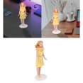 thumbnail image 3 of 1/12 casa de muñeca de en miniatura elegante y bebé durmiendo con soporte decoración para hogar, 3 of 9