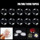thumbnail image 2 of 10 piezas de bolas planas de plástico transparente de 7 a 11 cm rellenables, adornos navideños transparentes para decoración del hogar, cajas de regalo para dulces de boda, fiestas de Navidad, 2 of 5