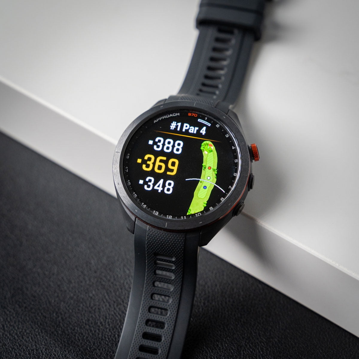 Garmin Approach S70 GPS 1.4" Black case with Black Ceramic Band Smart Watch