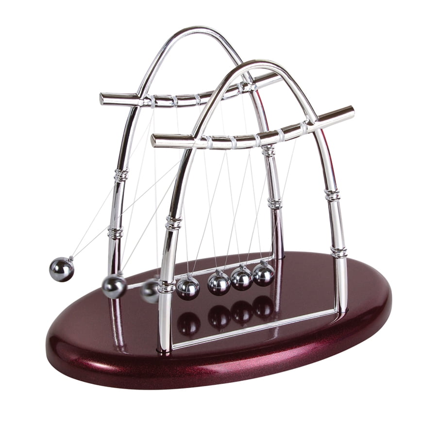 Newtons Cradle Balance Balls Physics Pendulum Office Classic Toy