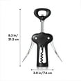 thumbnail image 2 of OXO Good Grips Winged Corkscrew and Bottle Opener, Black, 2 of 3