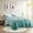 King Aqua#6, variant on Cotton Bedding Set Twin/Twin XL Ombre Shaggy Long Fur Comforter Mini Set,Comforter Set
