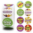 thumbnail image 4 of 500pcs Teacher Supplies Child Reward Sticker Labels Cartoon Animals Sticker For Kids Encourage Sealing Labels Round Paper Wyw,,, 4 of 5