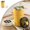 Yellow, variant on Rechargeable Self‑Stirring Mug with Built‑in Ice Tray, Double Tap Automatic Mixing Cup, 304 Stainless Steel Leak‑Proof Travel Mixer Cup for Hot & Cold Drinks, Protein Shakes, Coffee