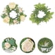 thumbnail image 4 of Fiudx Guirnalda Navideña con Velas Decorativas, Diseño de Mini Corona de Rosas, Arreglo Floral Artificial, Decoración para Puerta de Entrada o Boda, Ideal Como Regalo Navideño, Tamaño 20 X 20 Cm, 1 U, 4 of 6