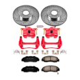 thumbnail image 2 of PowerStop Front Z23 Evolution Sport Brake Pad and Rotor Kit with Red Powder Coated Calipers Fits: HONDA Select Models KC1037, 2 of 2